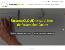 Tablet Screenshot of facturascloud.com